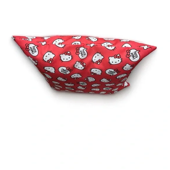 Hand Crafted Accent Pillow Hello Kitty Red White Decorative Pillow Throw Pillow - Picture 4 of 12